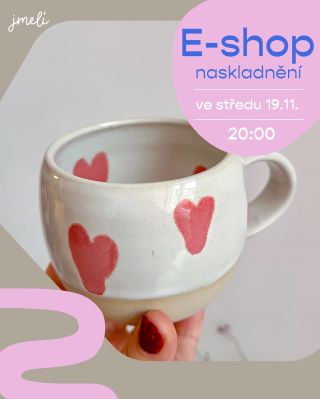 Zítra doplňujeme zásoby → hrnky v pastelkách, čajové kámoše + talířky a misky 😍