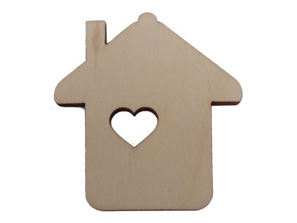 Domecek se srdickem 5,0cm