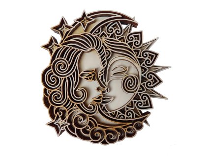 Slunce 3D Milenci 22cm