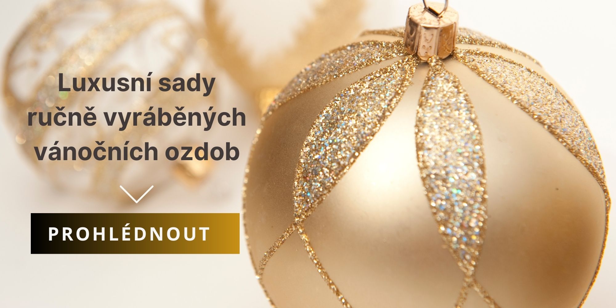 Vánoční sady foukaných skleněných ozdob