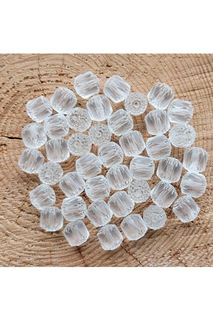 Skleněné broušené korálky bols 8mm