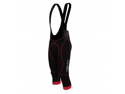 Nalini FS BIB Knickers 3/4 Black n Red