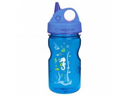 Nalgene Grip-n-Gulp Blue Seahorse  0,375 l