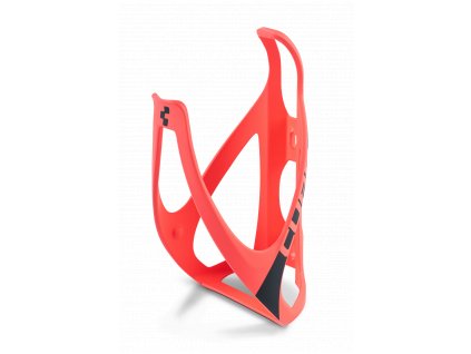 CUBE Bottle Cage HPP matt coral n black