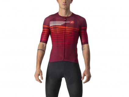 bordovo cerveny pansky cyklisticky dres CASTELLI CLIMBERS 3.0 SL 22015421