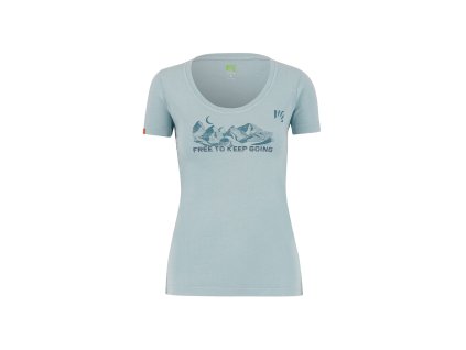 damske bavlnene tricko Karpos Crocus Evo W sterling blue 2532069.035