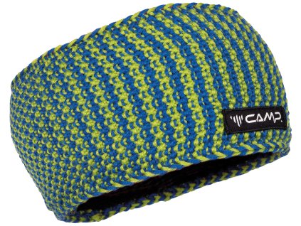 zimna celenka Camp Alp Headband blue lime 352402