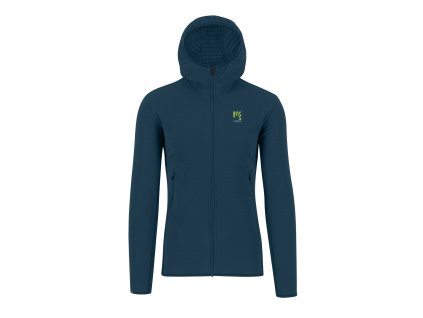 panska flisova mikina s kapucnou Karpos Marmolada midnight 2531076.401N