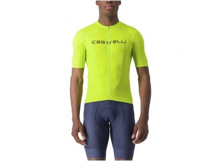 pansky cyklisticky dres Castelli Prologo Lite limetkovy 24009383