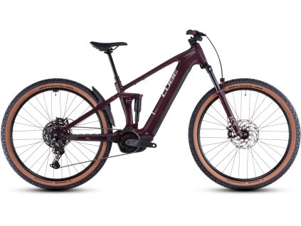 horsky celoodpruzeny fullsuspension elektrobicykel Cube Stereo Hybrid One22 Pro 800 amarone n grey 801150