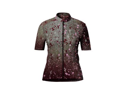 damsky cyklisticky dres Cube WS Jersey CMPT Sprinkle S S green 12345