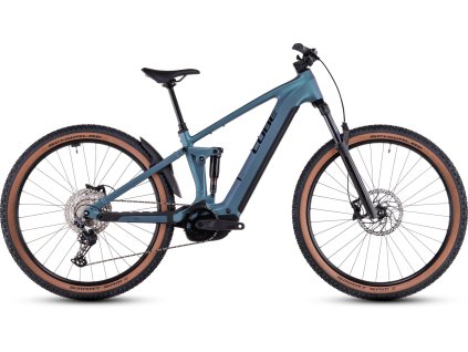 horsky celoodpruzeny fullsuspension elektrobicykel Cube Stereo Hybrid ONE22 Race 800 smaragdgrey n black 801220