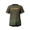 pansky cyklisticky dres Cube MTB Jersey TM S/S olive 12554