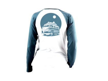 Nograd Contenplation T-shirt LS W's - White / Indian blue