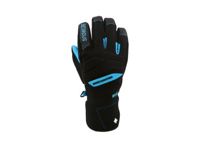 JR Racer DT Glove - black/turquoise