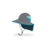 kids ultra adventure hat cinder blue mountain front ss20 HR