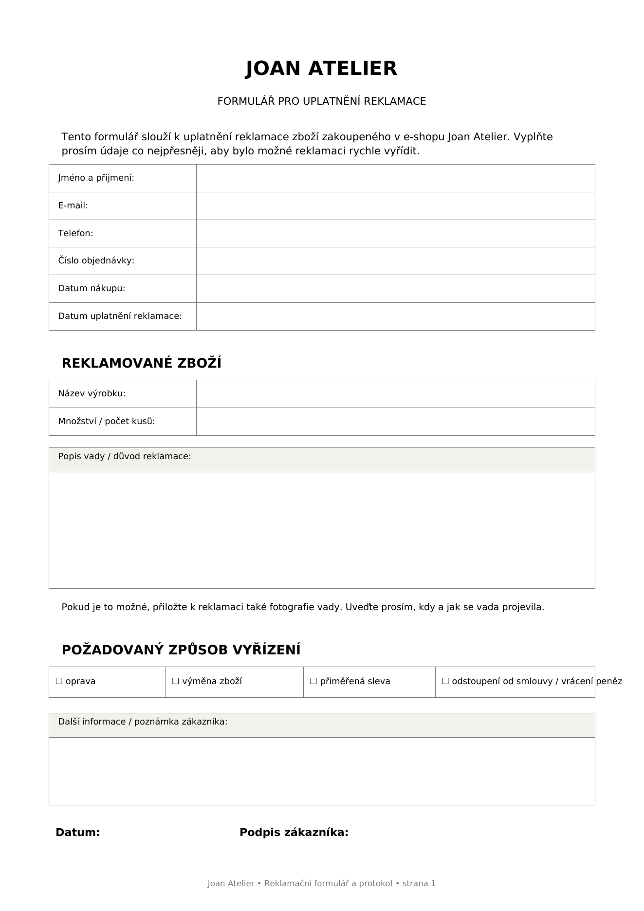 Joan_Atelier_Formular_reklamace