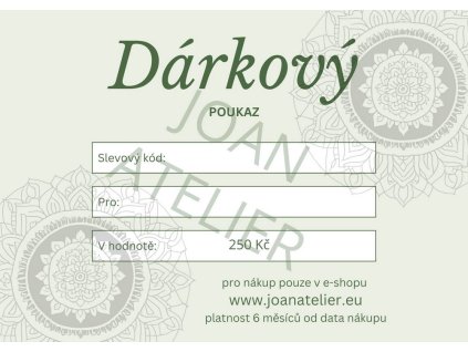 darkovy poukaz 250