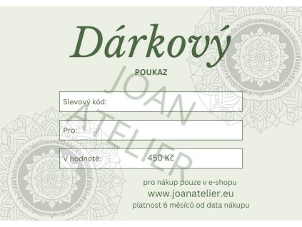 darkovy poukaz 450