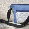 Týna - modrá crossbody taštička - Vlny