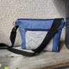 Týna - modrá crossbody taštička - Vlny