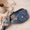 upcyklace, jeans ledvinka