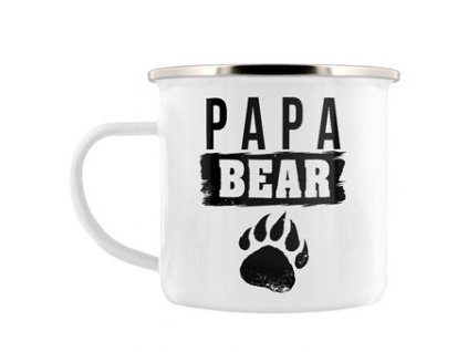 Plechový Hrnček Papa Bear