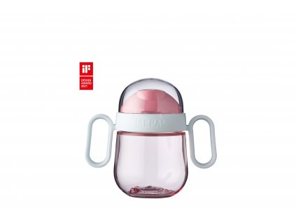 Detská Fľaša Mepal Mio Sippy 200 ml - Deep Pink