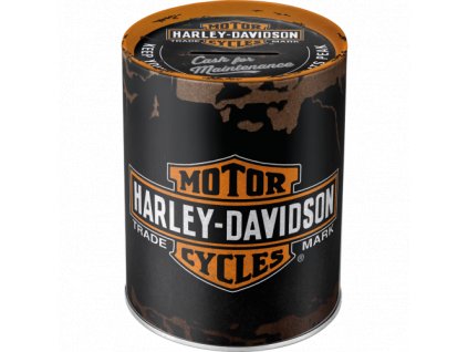 Plechová pokladnička - Harley Davidson