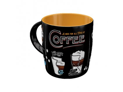 Keramický Hrnček - All Types Of Coffee