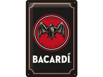 Plechová Ceduľa Bacardi Logo