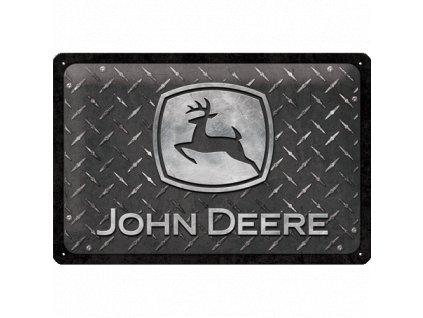 Plechová Ceduľa John Deere Diamond Plate