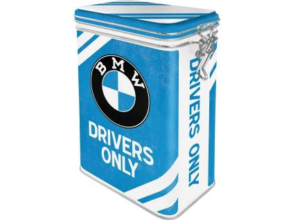 Plechová Dóza s Klipom - BMW Drivers Only