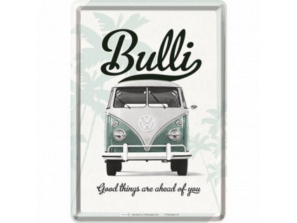 Plechová Pohľadnica VW Bulli Good Things