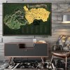 Stieracia Mapa Slovenska Deluxe - Zlatá 4