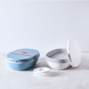 Desiatový Box Mepal Ellipse Duo - White 64 35 18 Mepal Ellipse Duo Lunch Box, Microwave Dishwasher Safe, 2 Colors