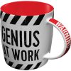 Keramický Hrnček - Warning! Genius At Work 2