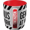 Keramický Hrnček - Warning! Genius At Work 3