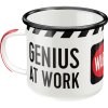 Plechový Hrnček Genius at Work 1