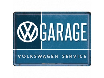 Plechová Pohľadnica VW Garage