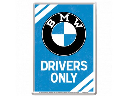 Plechová Pohľadnica BMW Drivers Only