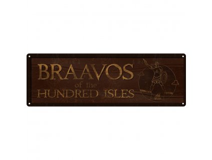 Plechová Ceduľa Braavos Of The Hundred Isles