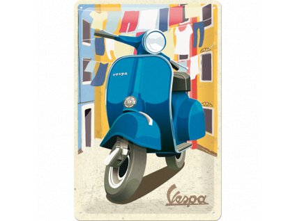 Plechová Ceduľa Vespa