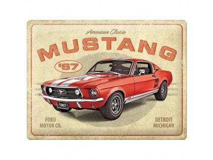 Plechová Ceduľa Ford Mustang