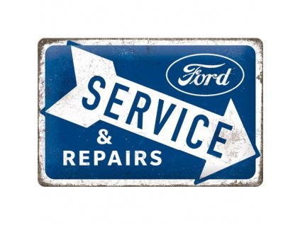Plechová Ceduľa Ford Service