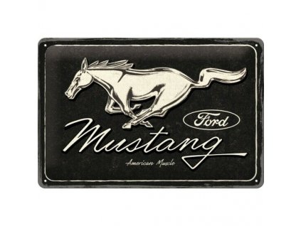 Plechová Ceduľa Ford Mustang Logo
