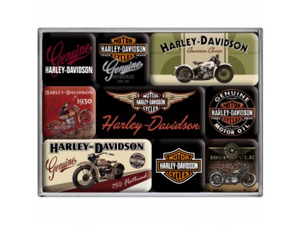 Sada Magnetiek - Harley Davidson