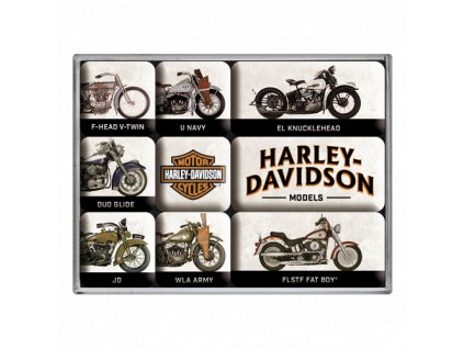 Sada Magnetiek - Harley Davidson Models