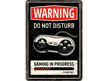 Plechová Pohľadnica Gaming In Progress