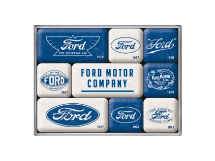 Sada Magnetiek - Ford Logo Evolution